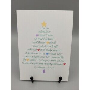 Vintage Love Is Patient Love is Kind Christmas Cards By Current Inc. 18 Cards